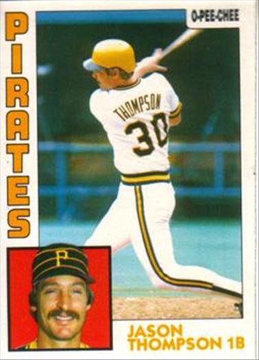 1984 O-Pee-Chee Baseball Cards 355     Jason Thompson